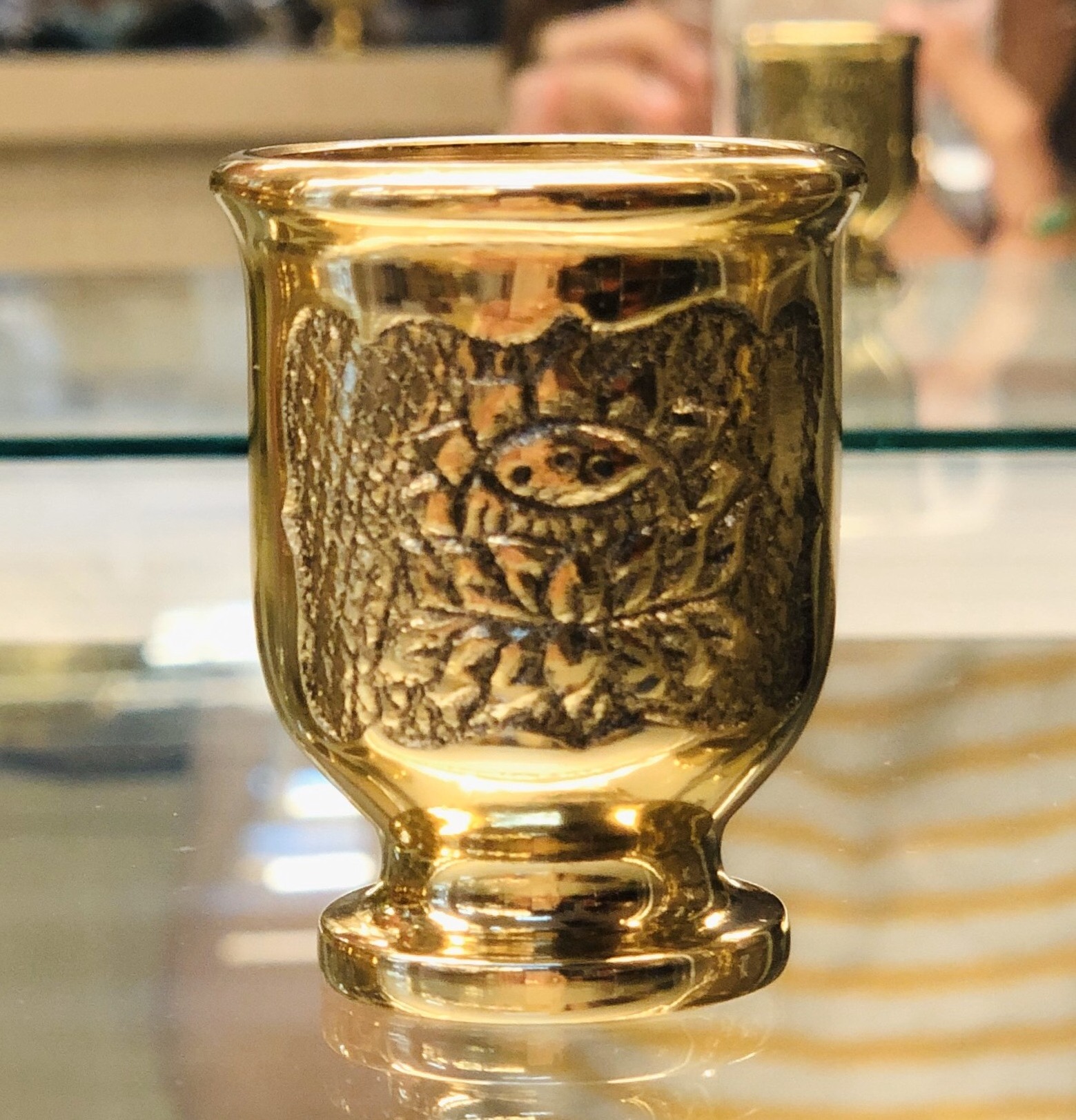 Copper Lotus Wine Goblet different sizes wholesale unlimited Water Goblets Modern Using For Many religions Decoration Customized