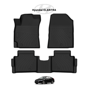 Custom each vehicle car interior accessories full set foot mats tpe environmentally friendly floor mats for Hyundai Elantra