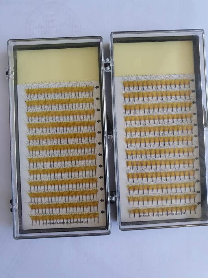 High Quality Pre Fanned  0.10 Handmade Synthetic Lashes for export from Vietnam