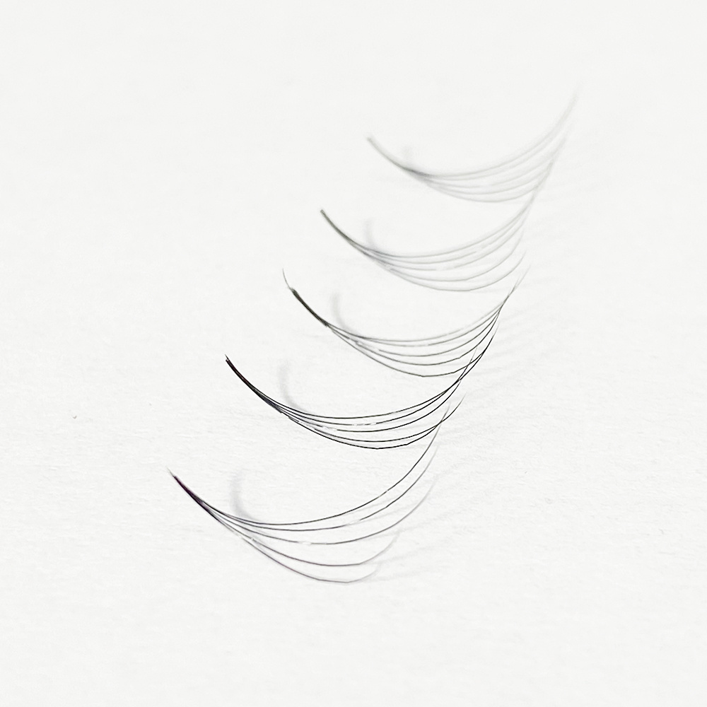 Do own logo for bulk order Fans Volume Eyelashes Wholesale  volume eyelash supplies 0.07 for export in bulk