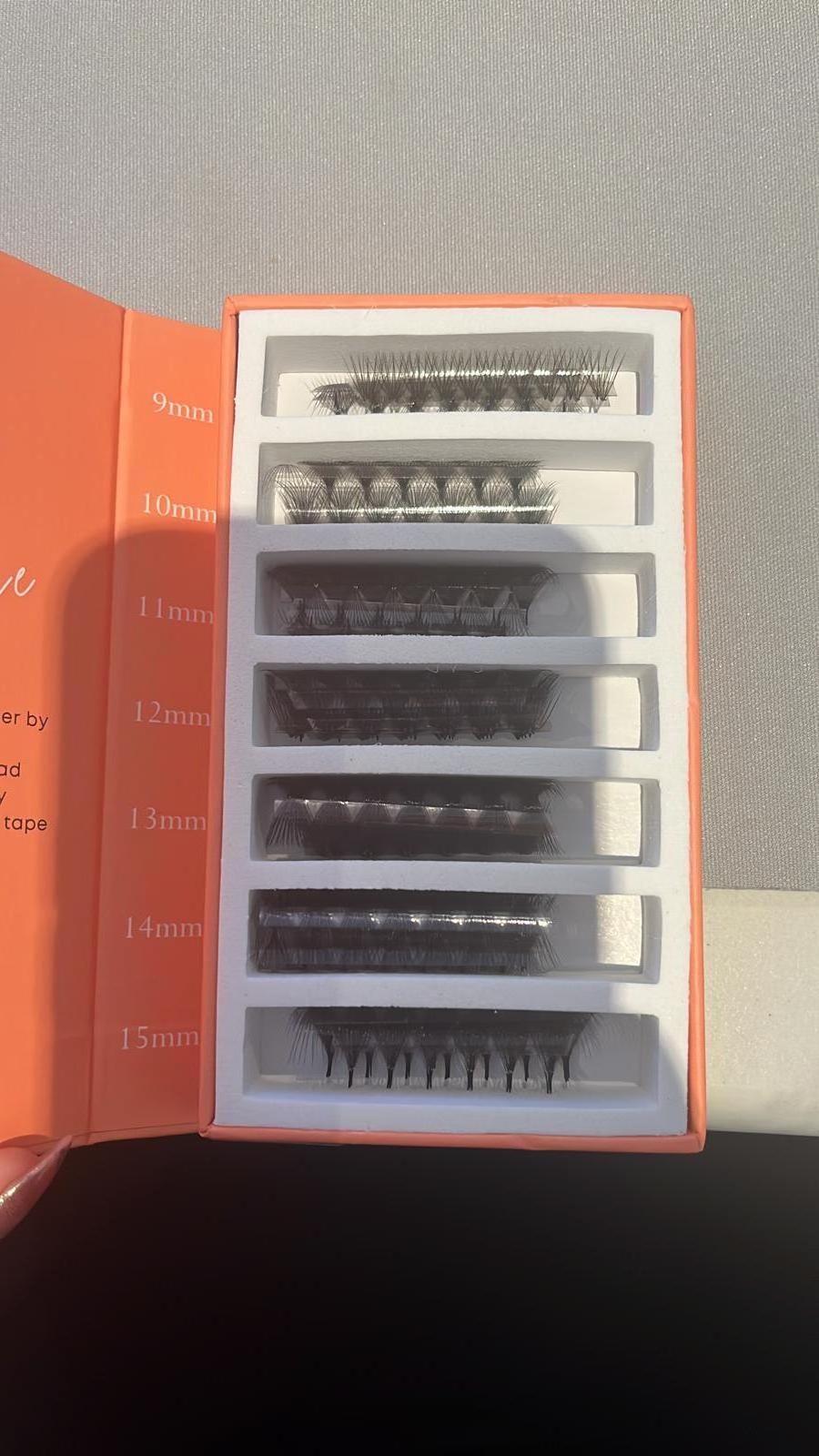 0.07mm C curl Pre fanned Volume 3D 0.10 C 10mm Individual Volume Lashes For Export In Bulk