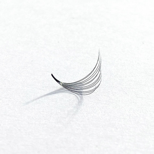 High Quality Private Logo Volume Lashes L/M Curl Single Eye Eyelashes Supplier From Vietnam FANS EYELASH 20D