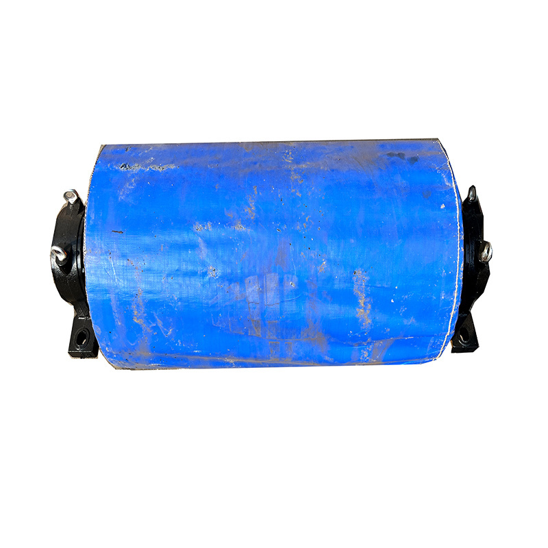 Heavy Duty Steel Rubber Coated HDPE Self Aligning Return Trough Carrier Conveyor Idler Roller Price for Mining Belt Conveyor