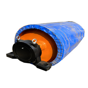 Heavy Duty Steel Rubber Coated HDPE Self Aligning Return Trough Carrier Conveyor Idler Roller Price for Mining Belt Conveyor