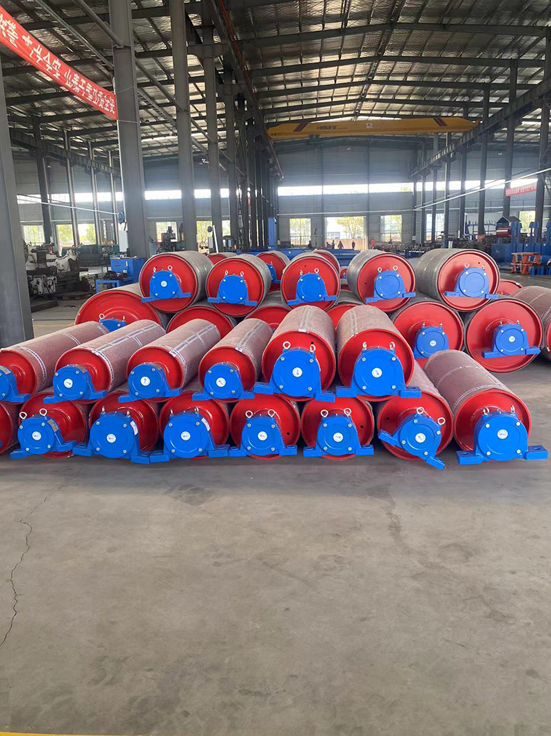 Heavy Duty Steel Rubber Coated HDPE Self Aligning Return Trough Carrier Conveyor Idler Roller Price for Mining Belt Conveyor