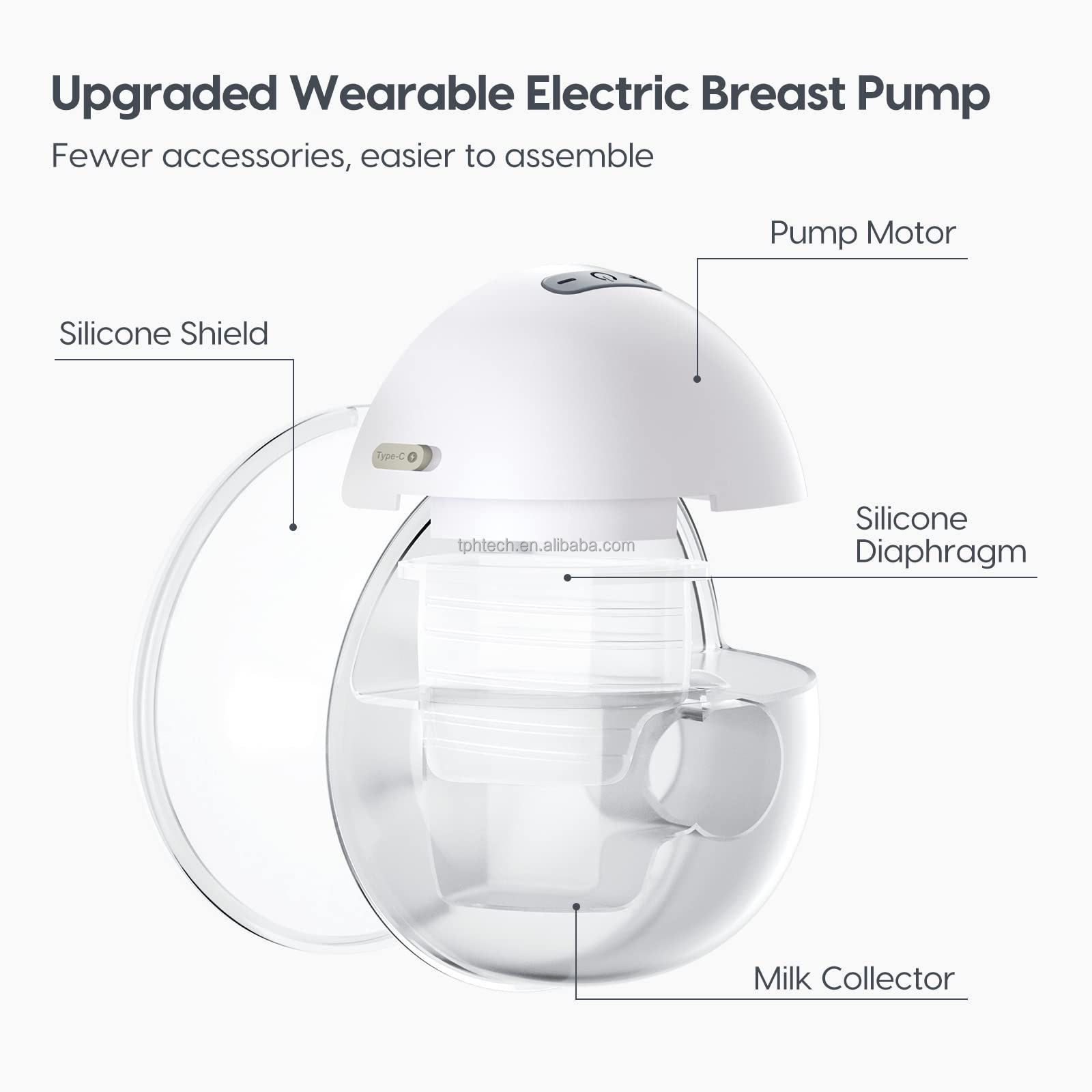 Genuine Manual Tph Hospital Grade Happy Pigs Wireless Wearable Milk Breast Pump