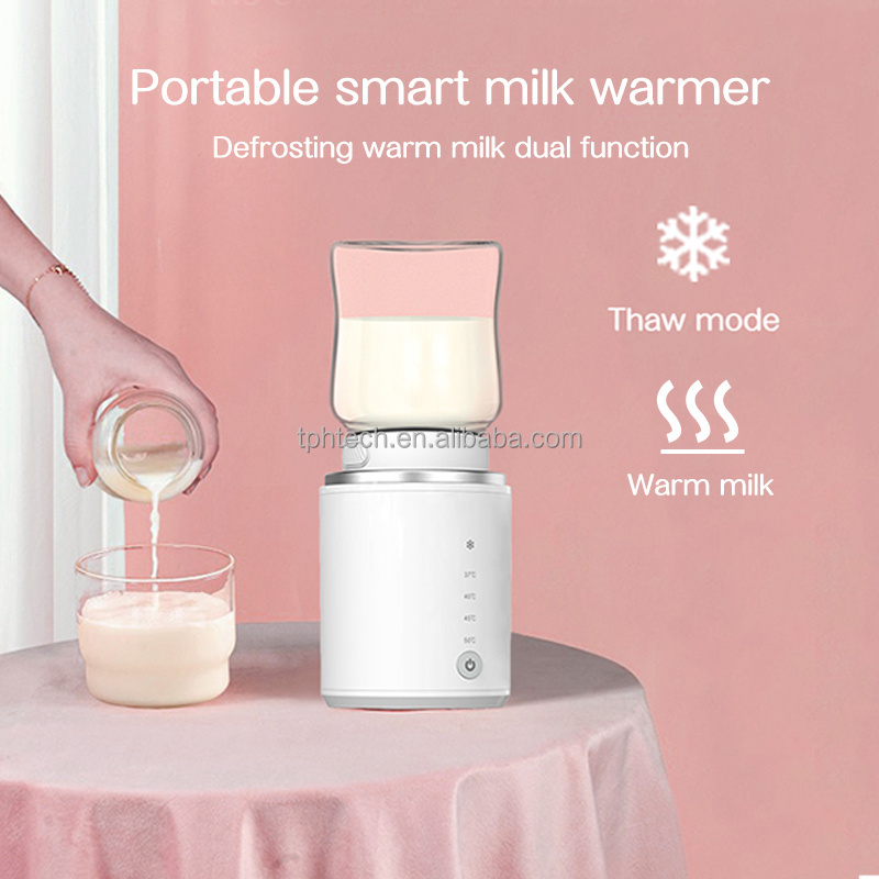 TPH Manufacture good quality  Usb Portable Baby Milk Bottle Warmer Heater Temperature Adjustable Milk Bottle Warmers Heater