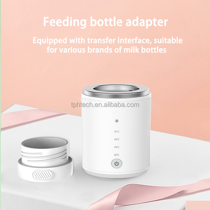 TPH Manufacture good quality  Usb Portable Baby Milk Bottle Warmer Heater Temperature Adjustable Milk Bottle Warmers Heater