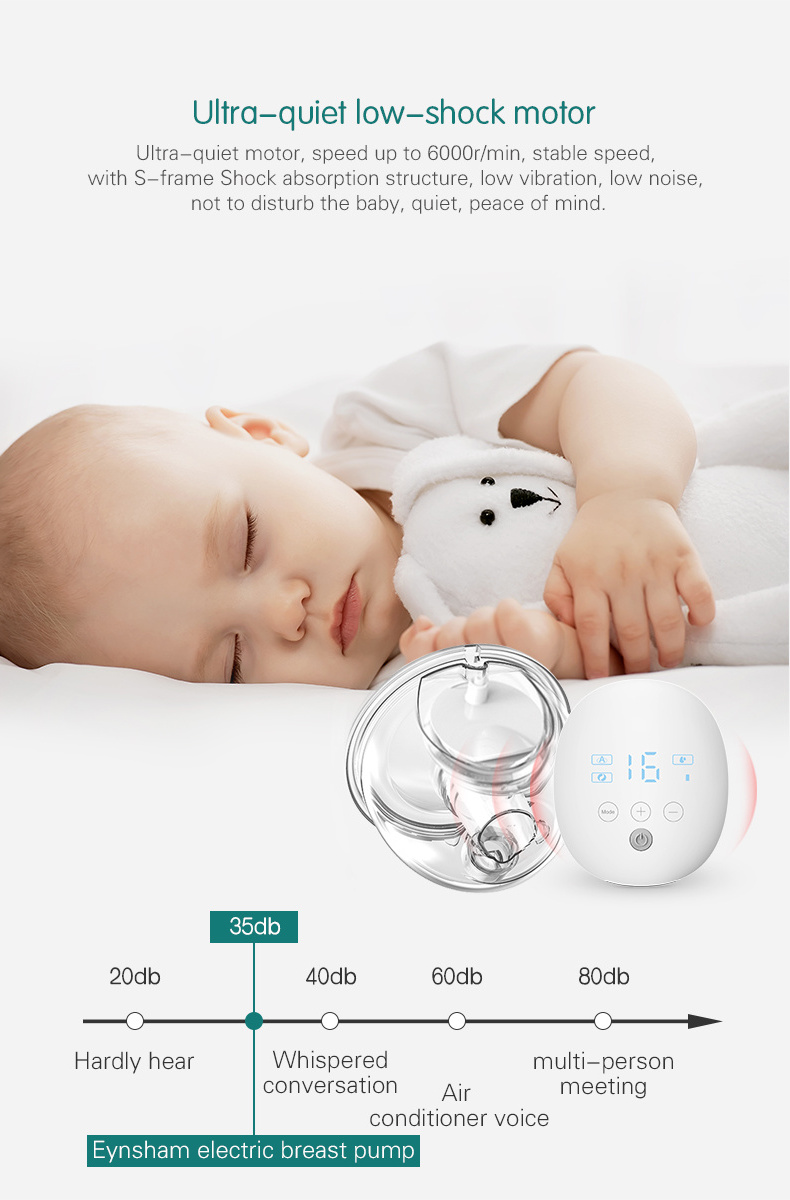 Factory direct sales bilateral electric wearable breast pump