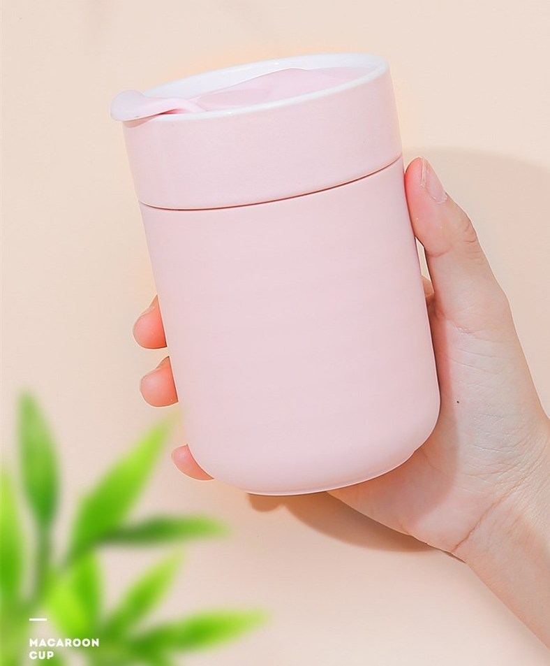 280ml Porter Ceramic Mug w/ Protective Silicone Sleeve,  On-the-Go | Reusable Cup for Coffee or Tea Multicolor Maka