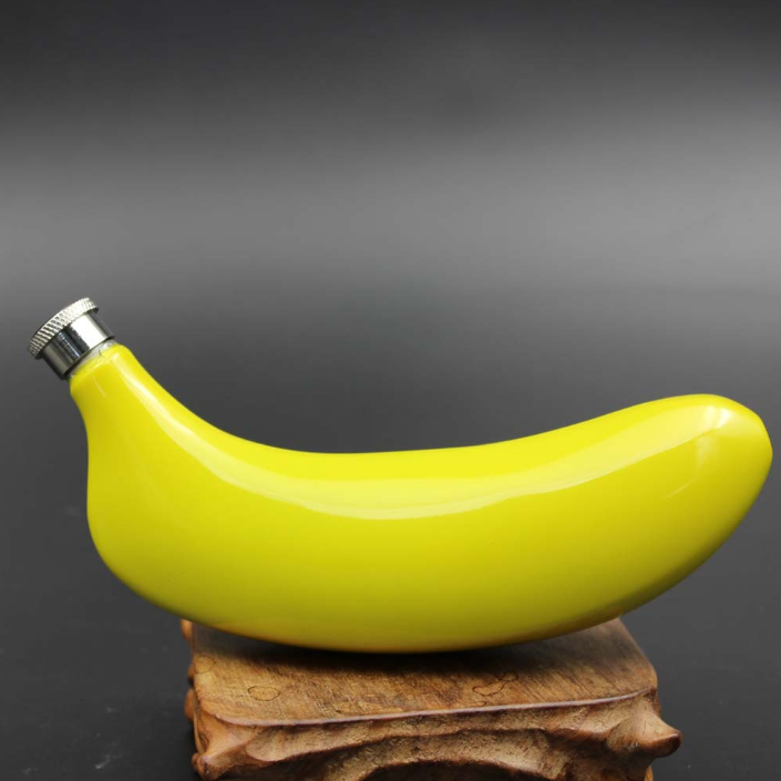 Custom Banana Jug Cross-border 5oz 304 Stainless Steel Fruit Environmental Protection Paint Wine Set