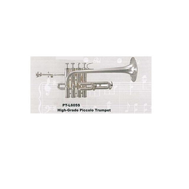 High-grade piccolo trumpet PT-L605S silver plated bb key FOR BEGINNER/STUDENT BEST COST PERFORMANCE PROFESSIONAL