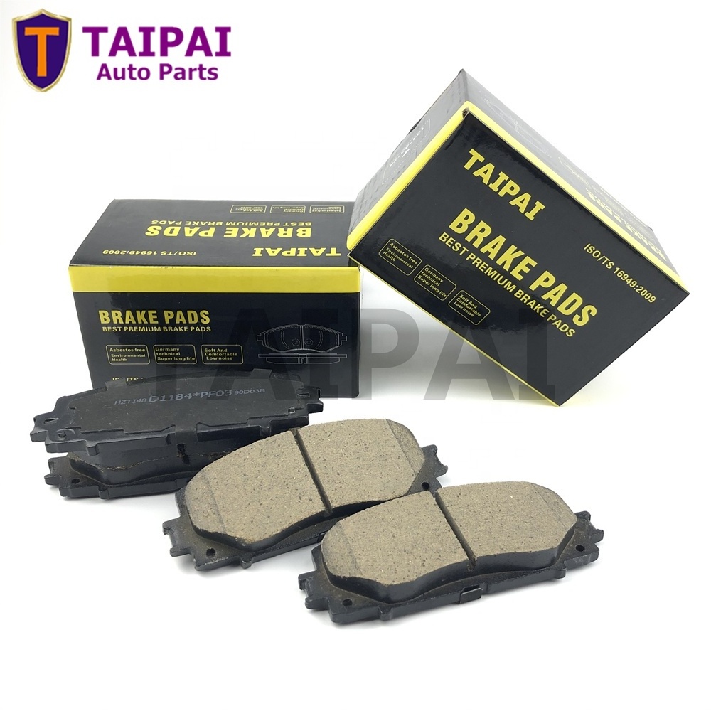 premium Brake Pad factory anti noise OEM D2252 GDB7706 D1184 04465-52260 Auto Front Disc Break Pad Yaris Brake Pads for TOYOTA