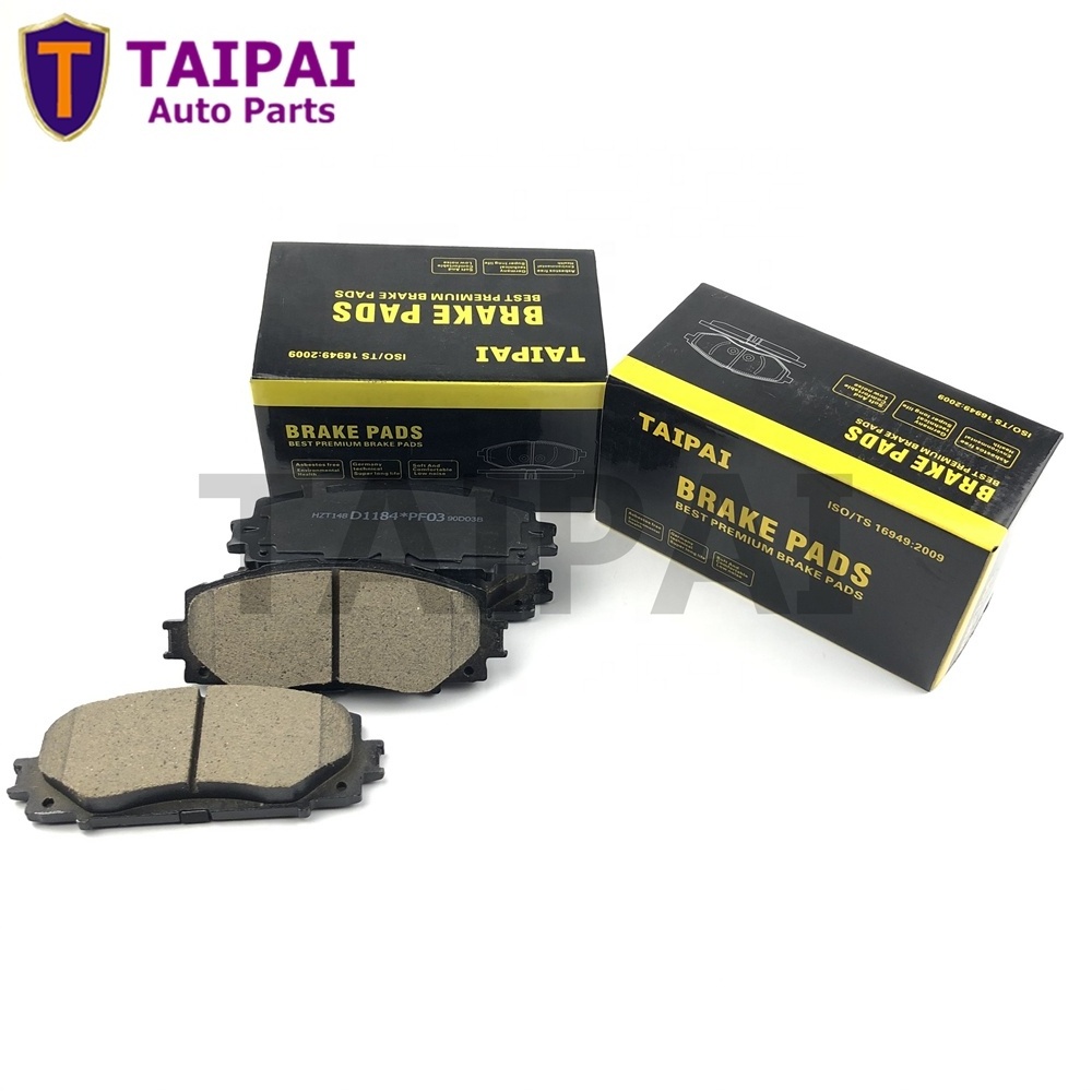 premium Brake Pad factory anti noise OEM D2252 GDB7706 D1184 04465-52260 Auto Front Disc Break Pad Yaris Brake Pads for TOYOTA