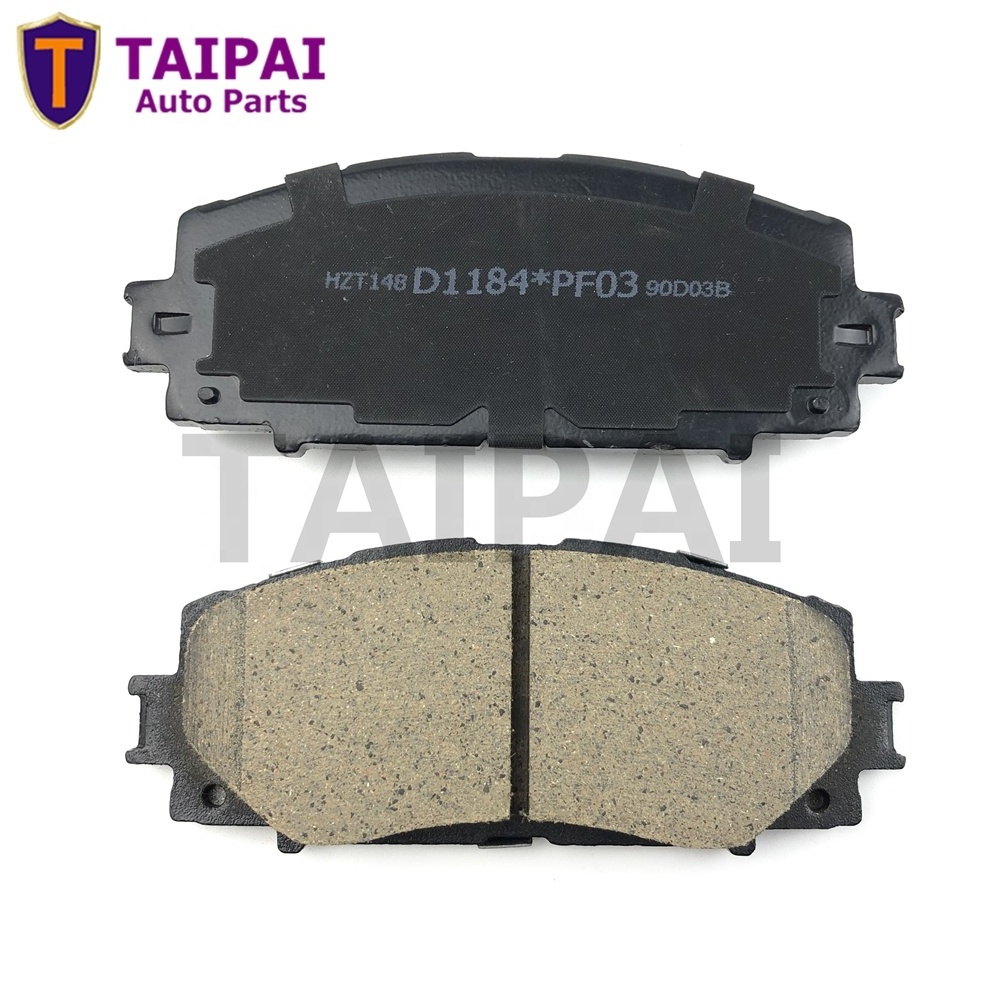 premium Brake Pad factory anti noise OEM D2252 GDB7706 D1184 04465-52260 Auto Front Disc Break Pad Yaris Brake Pads for TOYOTA