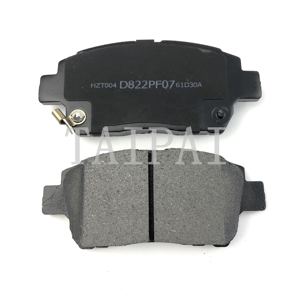 Hot Sale Japan Car Brake Pad High Quality Factory Supplier D822 04465-52010 Front Disc Brake Pads Kit YARIS COROLLA for TOYOTA