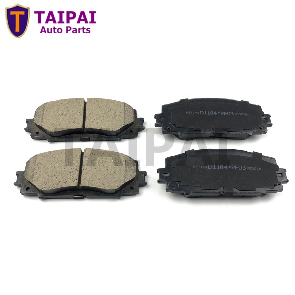 premium Brake Pad factory anti noise OEM D2252 GDB7706 D1184 04465-52260 Auto Front Disc Break Pad Yaris Brake Pads for TOYOTA