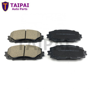 premium Brake Pad factory anti noise OEM D2252 GDB7706 D1184 04465-52260 Auto Front Disc Break Pad Yaris Brake Pads for TOYOTA