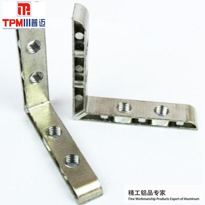 2020 2040 3030 3060 4040 4080 6060 Silver T Slot L Shape Angle Bracket Aluminum Profile Interior Connector Joint Brackets