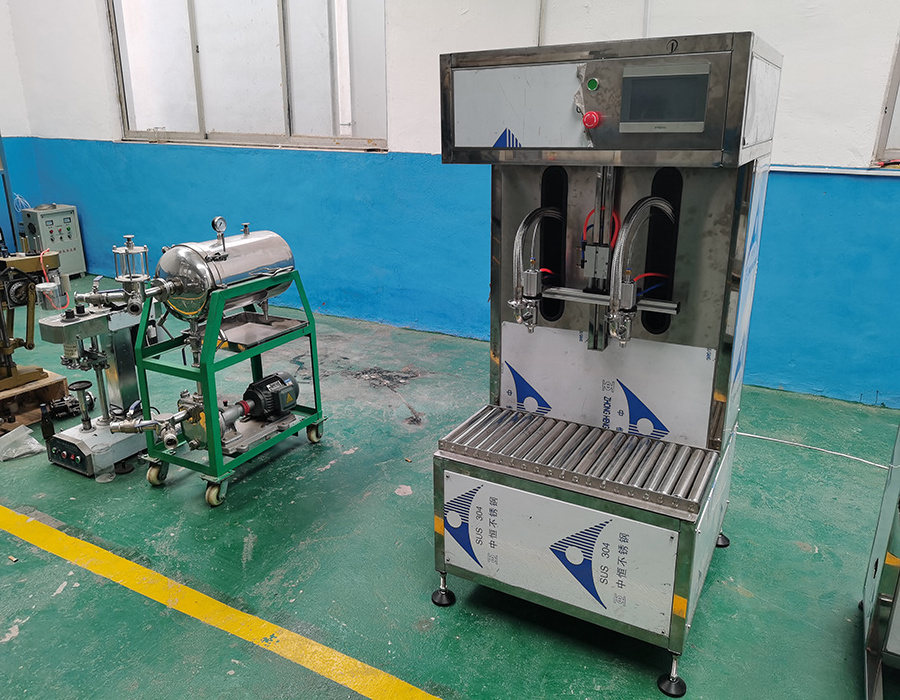 2 heads syringe beer filling oil filling oil filling machine