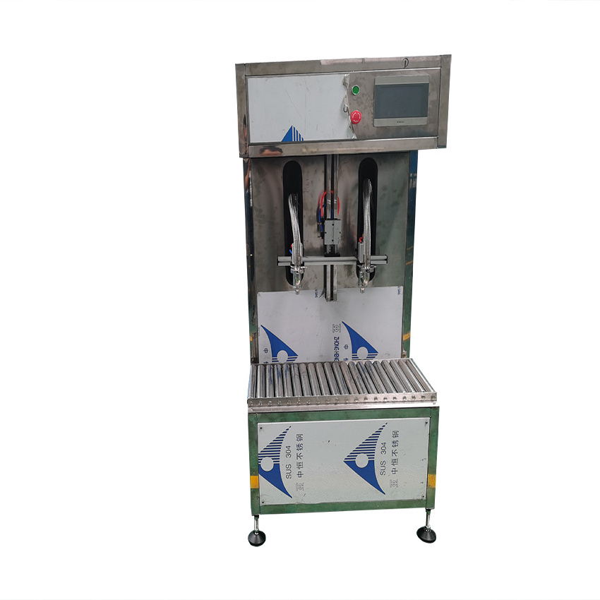 2 heads syringe beer filling oil filling oil filling machine