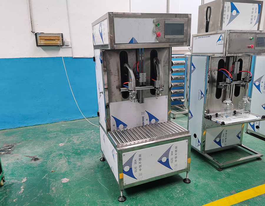 2 heads syringe beer filling oil filling oil filling machine