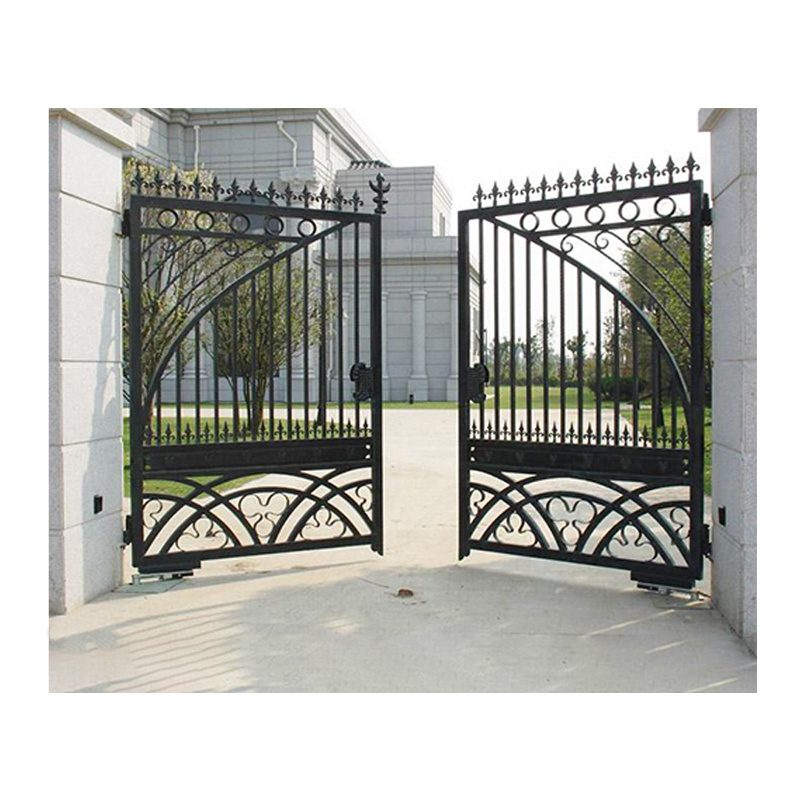 Double Swing Decorative interior door iron gate designs for villa