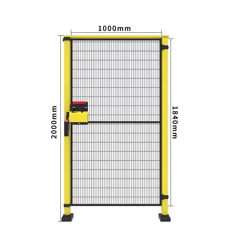 High Quality 1400mm Modular Assembly Industrial Wire Mesh Machine Safety Guarding Fence