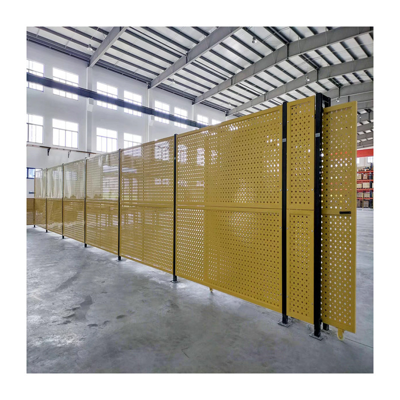 customized factory Protection Low Carbon Steel perforated board warehouse fence