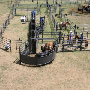 USA 12ft Powder Coated Round Pen Ranch Horse Cattle Livestock Corral Panels