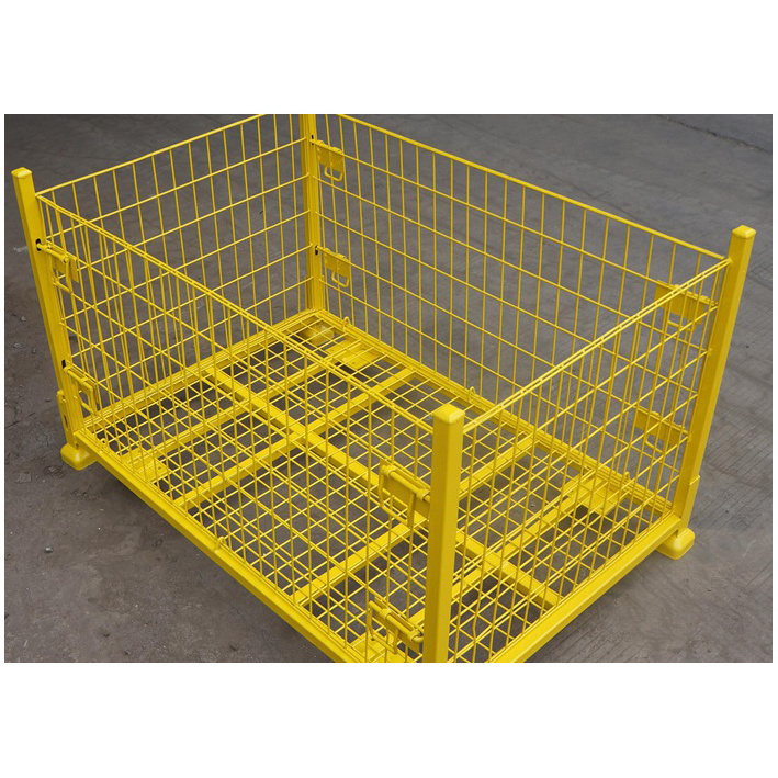 Customized Sizes Powder Coated metal shipping crates for Warehouse