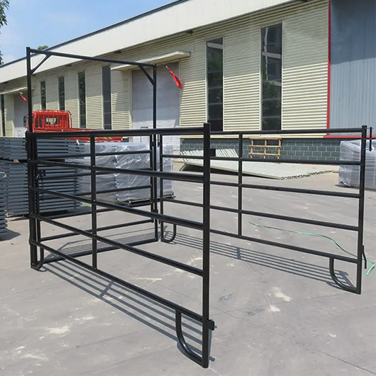 USA 12ft Powder Coated Round Pen Ranch Horse Cattle Livestock Corral Panels