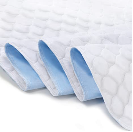 4 Layers Machine Cotton Reusable Washable Adult Bed Urine Pad Hospital White Underpad Incontinence Pet Underpad