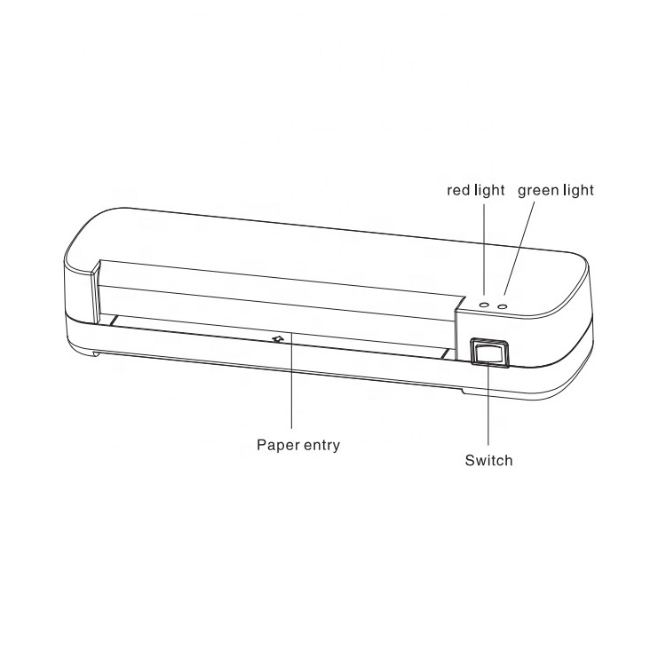 High Quality 2023 New Laminator Machine Desktop A4 Laminating Machine for Home Office School