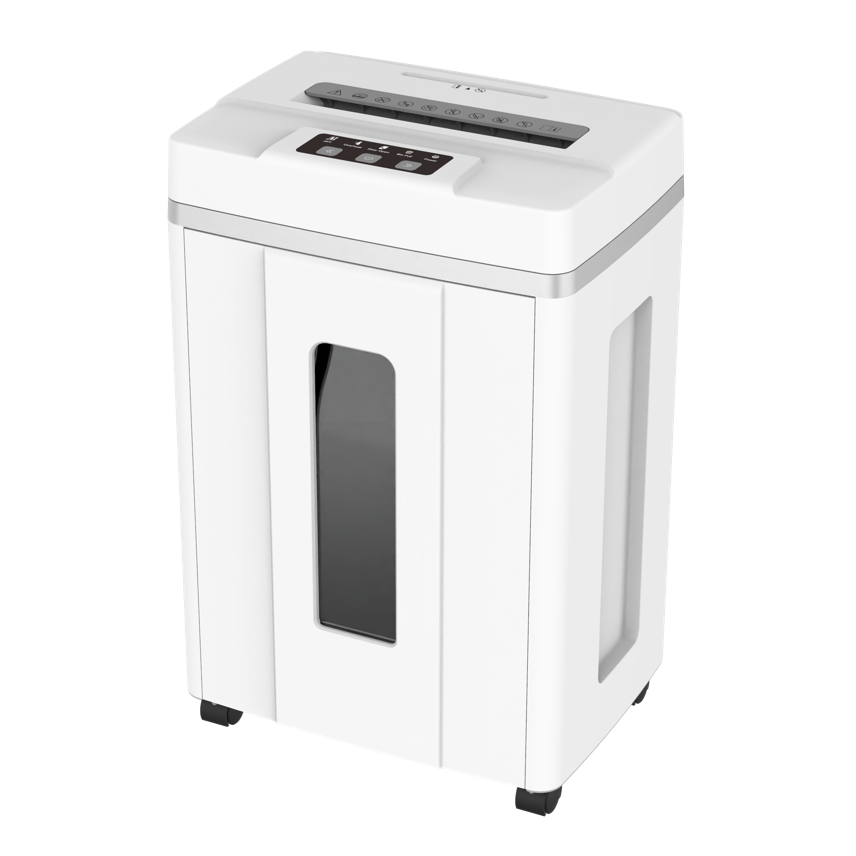 6 Sheet 1 x 6mm Paper Micro Cut High Security Shredder with 22L Pull out Bin