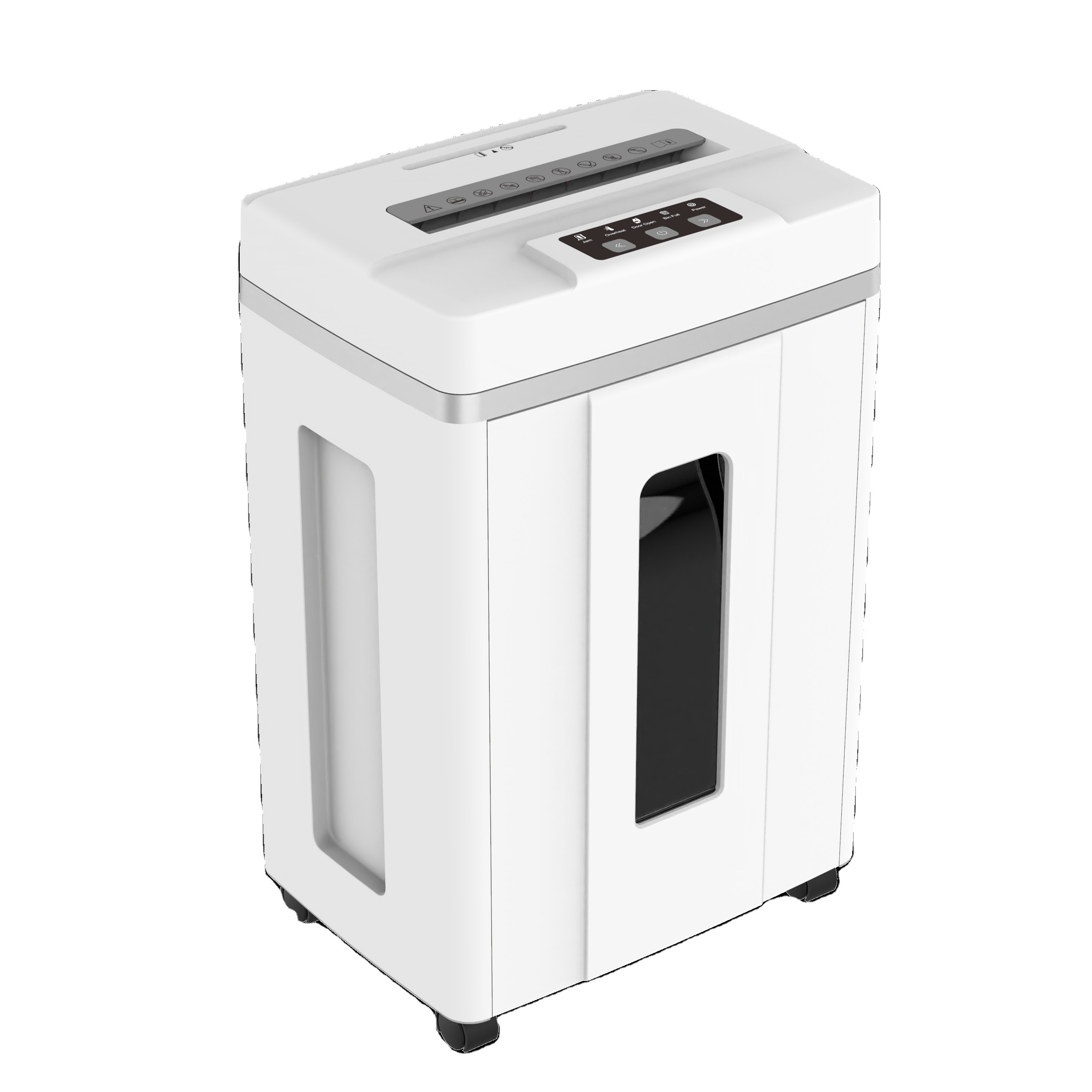 6 Sheet 1 x 6mm Paper Micro Cut High Security Shredder with 22L Pull out Bin