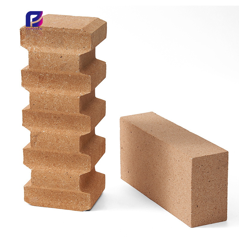 SK32 sk34 Refractory Fireclay Wedge Chamotte grog Fire clay products refractory brick for Induction Furnaces