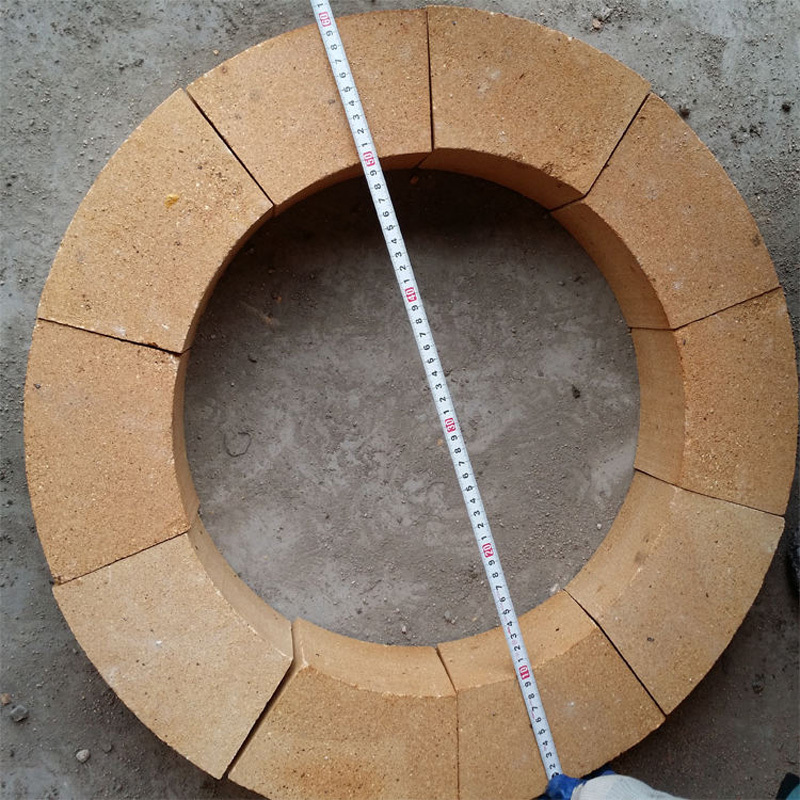 High quality refractory clay firing firebrick sk32 sk34 red curved clay dome refractory fire brick for boiler