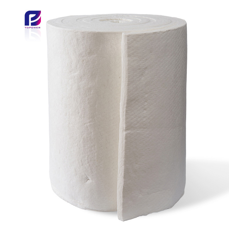 High temperature ceramic fiber blankets 6mm ceramic wool furnace insulation ceramic fiber felt in shandong