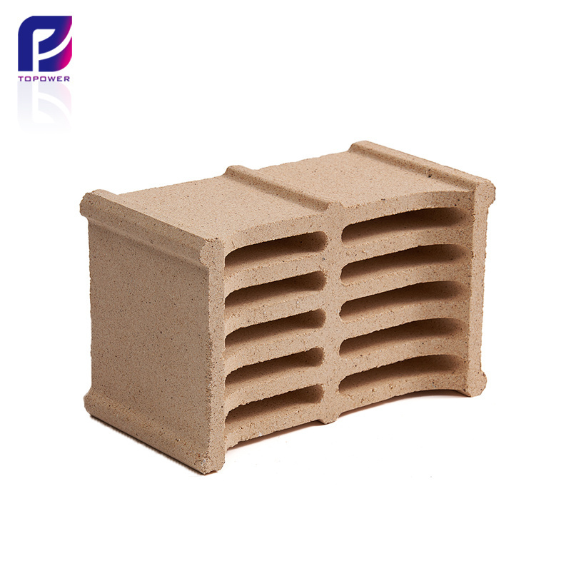 Thermal conductivity grille refractory clay bricks sk32 sk34 fireclay refractories chimney blocks