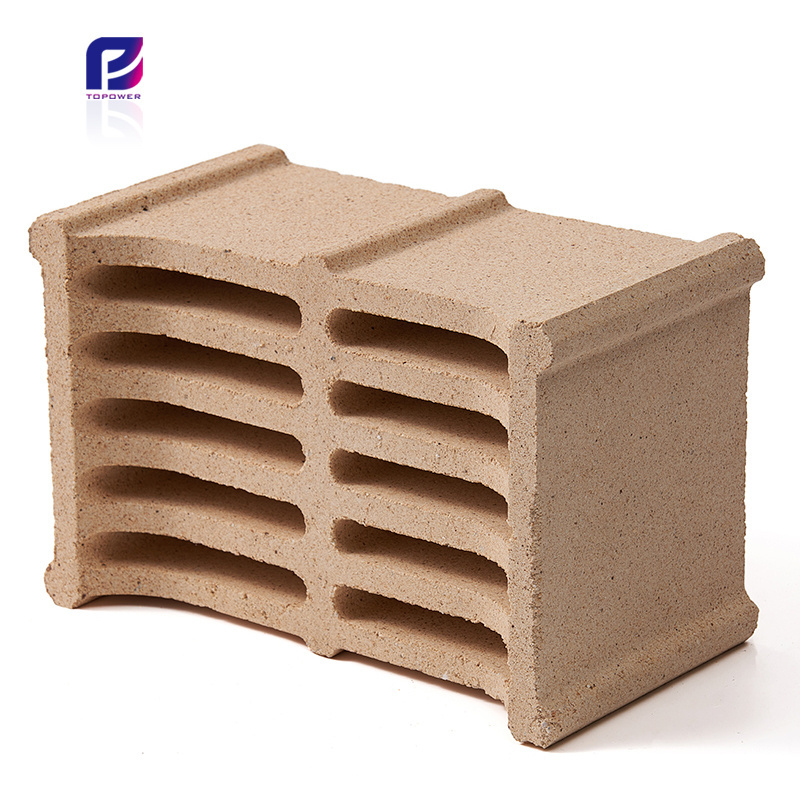 Thermal conductivity grille refractory clay bricks sk32 sk34 fireclay refractories chimney blocks