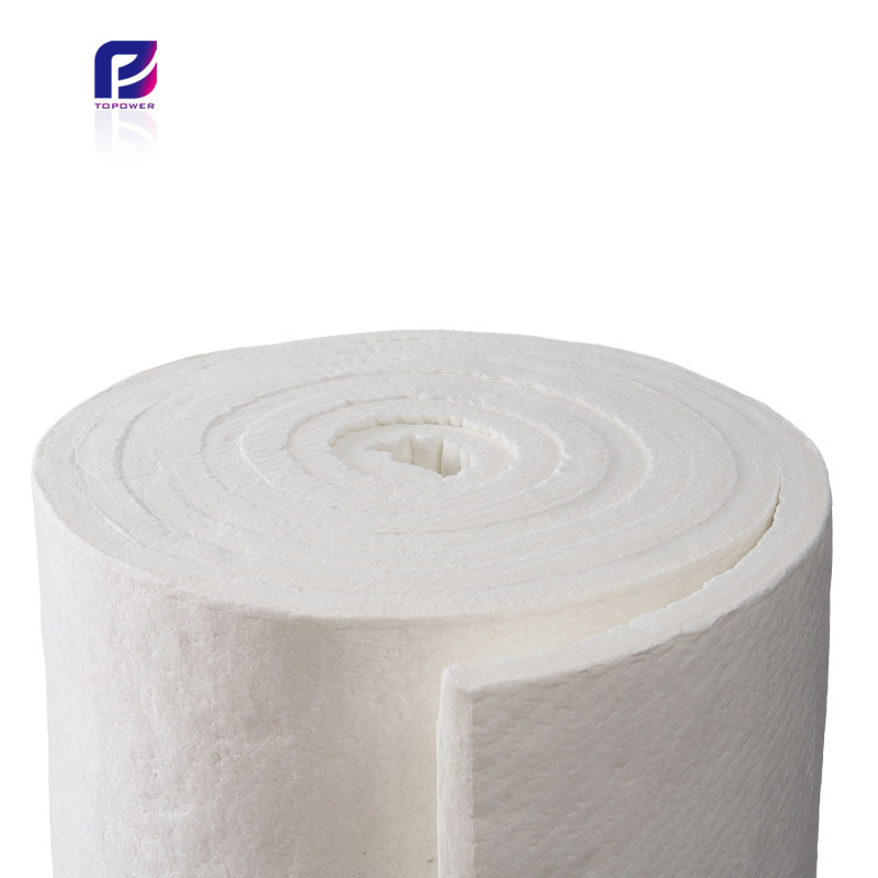 High temperature ceramic fiber blankets 6mm ceramic wool furnace insulation ceramic fiber felt in shandong