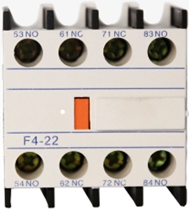 factory LA1-DN22 F4-22 2NO+2NC Contactor block Auxiliary The auxiliary contact for CJX2 LC1-D AC Contactor 4 Poles