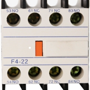 factory LA1-DN22 F4-22 2NO+2NC Contactor block Auxiliary The auxiliary contact for CJX2 LC1-D AC Contactor 4 Poles