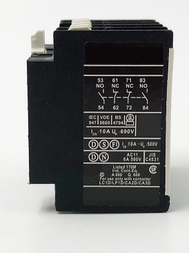 factory LA1-DN22 F4-22 2NO+2NC Contactor block Auxiliary The auxiliary contact for CJX2 LC1-D AC Contactor 4 Poles