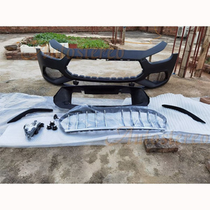 Car Front Bumper For Maserati Ghibli Kit FRP Wide Body Kit front Surrounded Front Lip Rear Lip Carbon Fiber Body Diffuser Frame