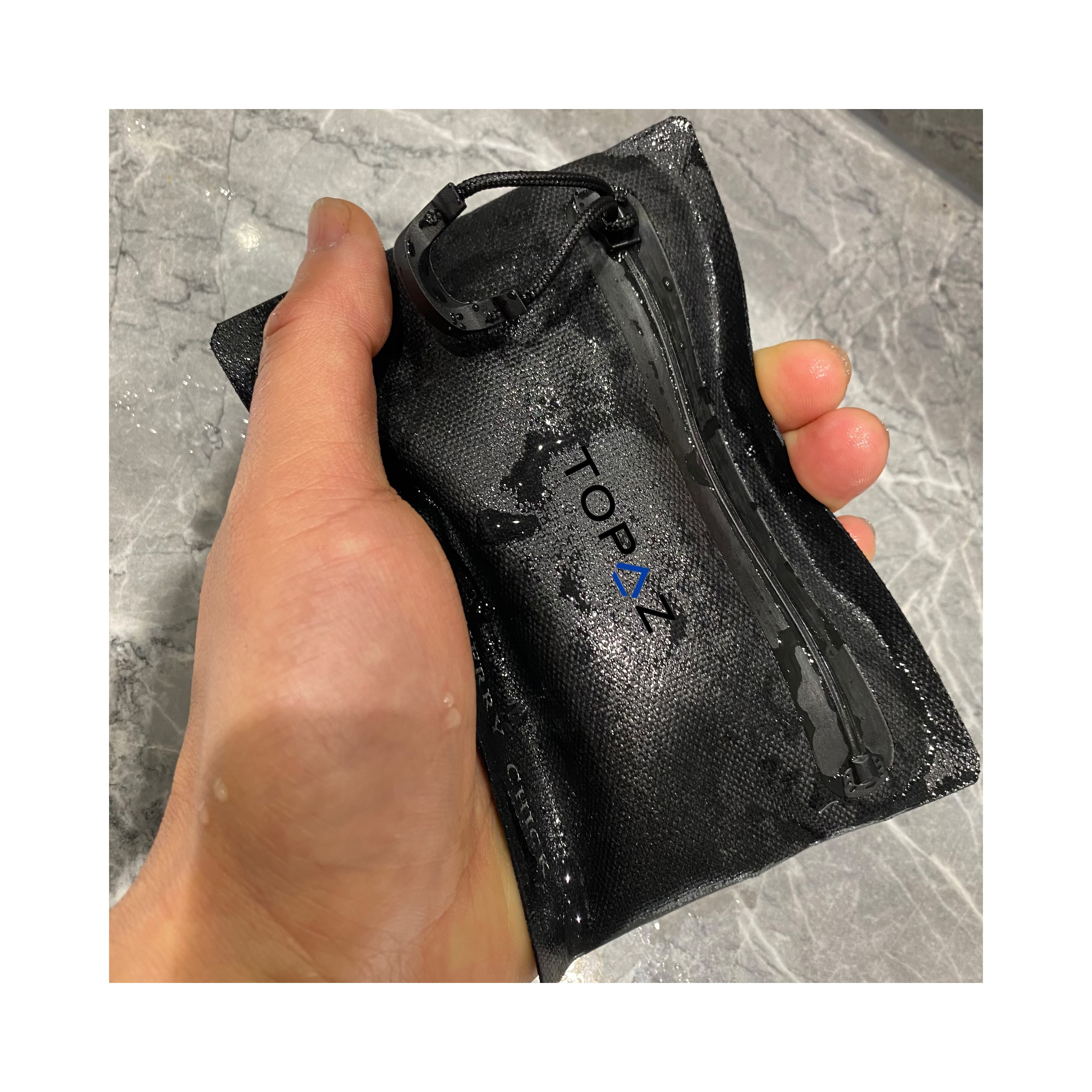 Waterproof Minimalist Wallet Card Holder for Swimming Small Outdoor Submersible Pouch for Car Key Fob