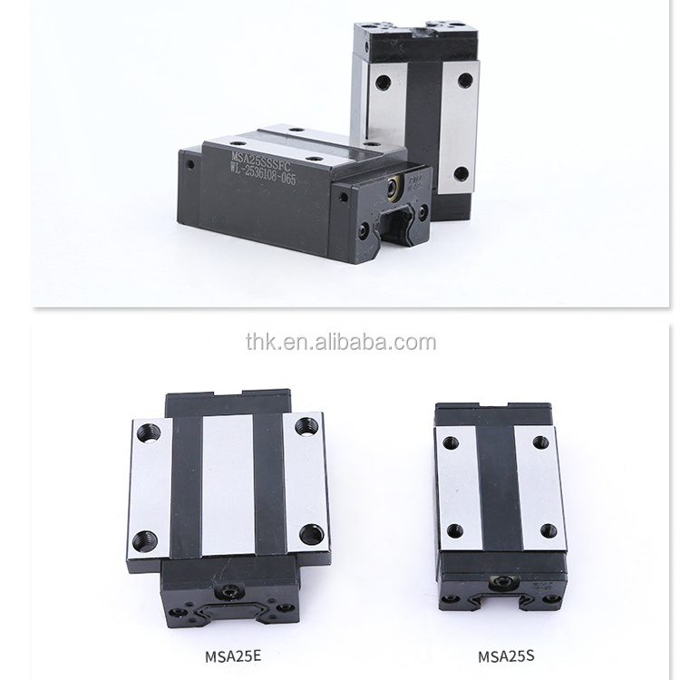 PMI linear guide bearing MSA15S linear rail block MSA20S MSA25S MSA30S MSA35S MSA45S MSA55S MSA65S