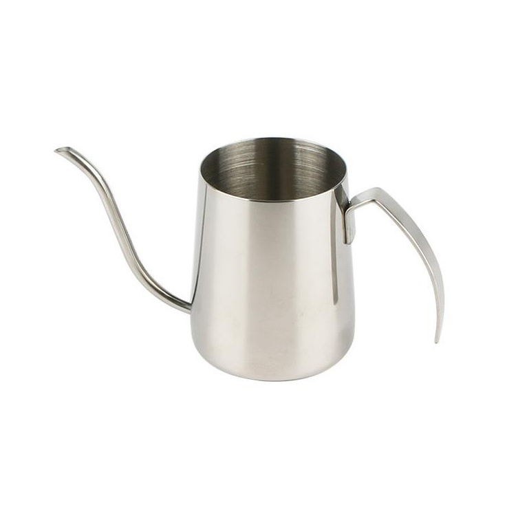 350ml Coffee Kettle ,Sliver 18/8 Stainless Steel Hand Drip Gooseneck Coffee & Tea Kettle