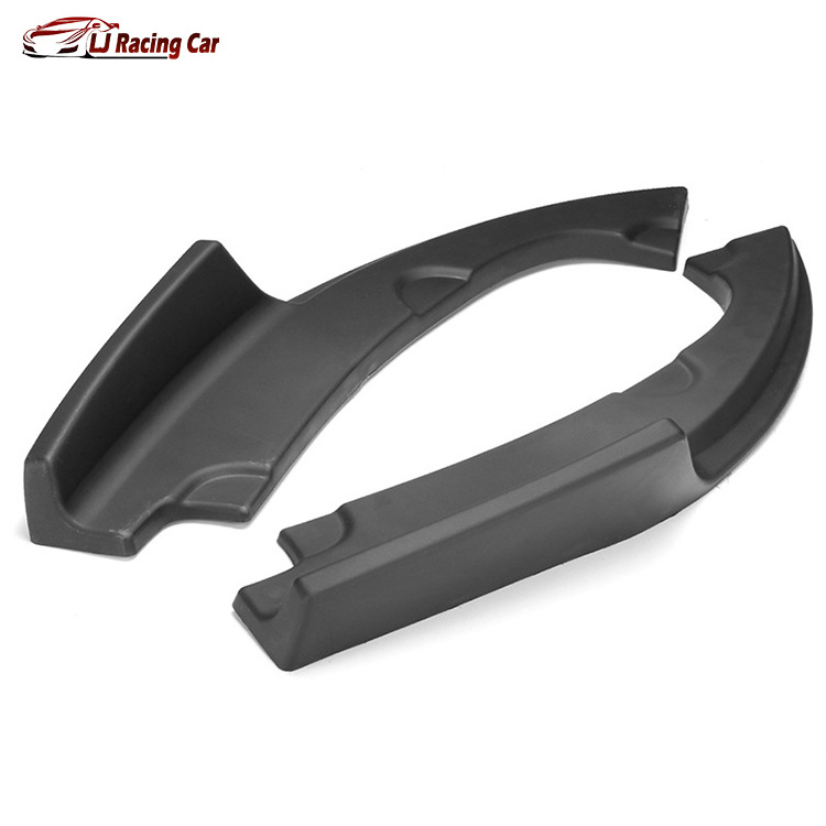 Car Rear Wrap Angle Diffuser Splitter Car Front Lip Splitter Front Bumper Apron Lip For Honda Civic 10th Gen 2016-2020